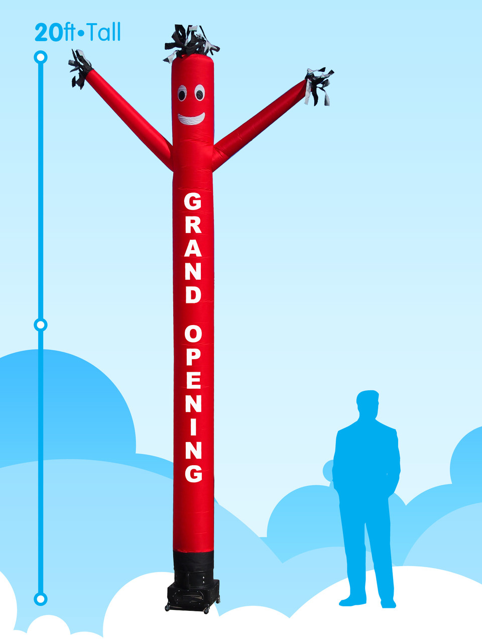 Sky Dancer Red Grand Opening - 20ft Tall Attachment