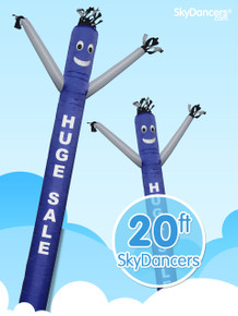 Sky Dancers Huge Sale Blue & White - 20ft