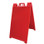 Red Plastic A-Frame