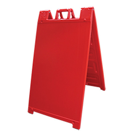 Red Plastic A-Frame