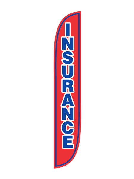 Insurance Red Feather Flag