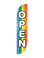 Open Rainbow Feather Flag