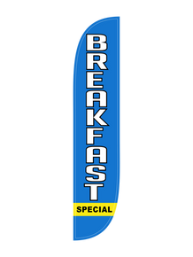Breakfast Special Feather Flag