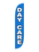 Day Care Blue Feather Flag