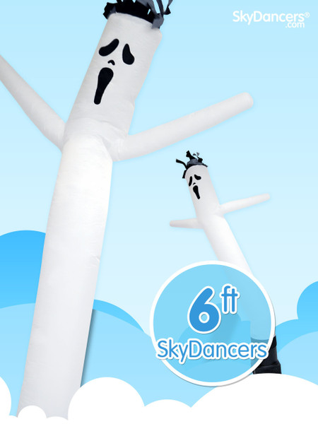 Ghost halloween inflatable sky dancer dancing advertising decoration product.