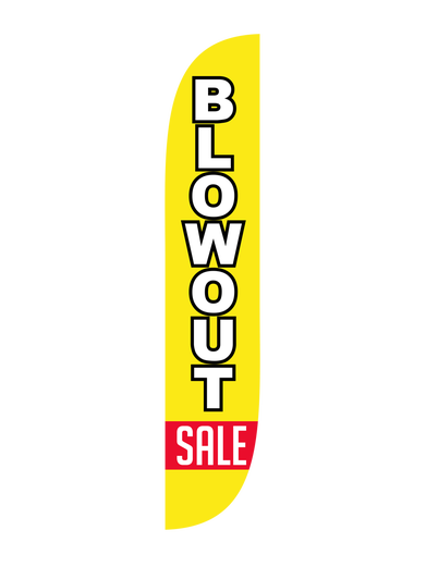 Blowout Sale Feather Flag