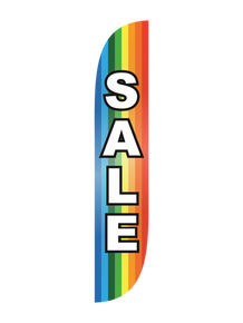 Sale  Rainbow Feather Flag