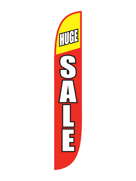 Huge Sale Red & Yellow Feather Flag