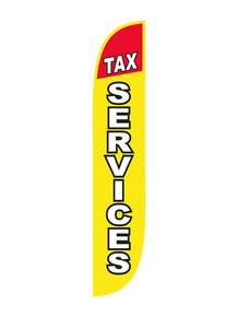Tax Services - Yellow Feather Flag
