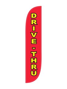 Drive-Thru Feather Flag