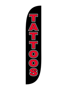 Tattoos Black Feather Flag