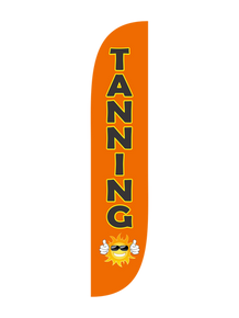 Tanning Feather Flag