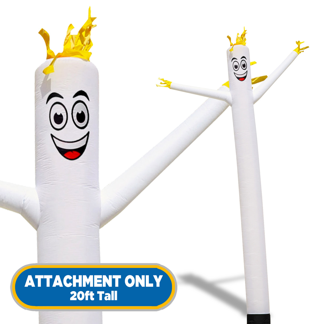 White Sky Dancer - 20ft Tall Attachment