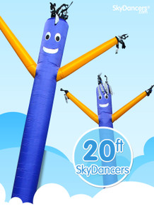 Sky Dancers Blue & Yellow - 20ft