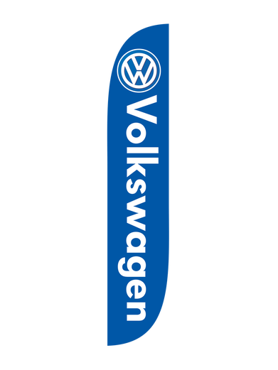 Volkswagen Blue Feather Flag