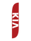 Kia Red Feather Flag