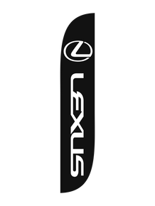 Lexus Black Feather Flag