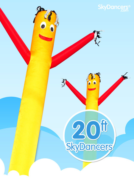 Sky Dancers Yellow & Red - 20ft