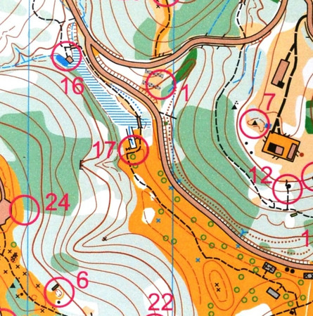You Yangs Kurrajong Area Orienteering Map with permanent markers ...