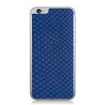 iPhone 6 Back Genuine Python Cobalt - Small Scale
