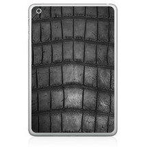 iPad Mini Back Genuine American Alligator Oiled Black