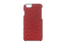 iPhone 6/6S Case Genuine Ostrich Red