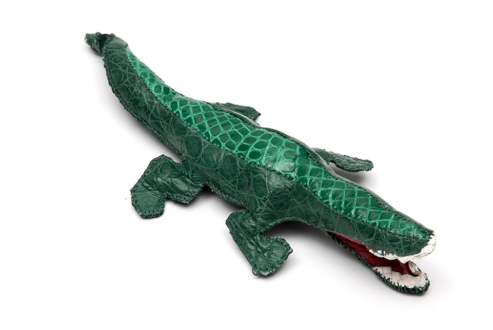 A Vintage Sterling Silver Alligator Charm S23