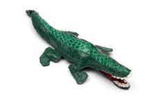 Gator Charm American Alligator Skin Green