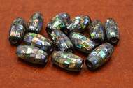 12 Pcs Round Abalone Shell Mosaic Beads 20mm