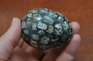 Abalone Mother of Pearl Shell Mosaic Egg