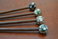 Assort Mother Of Pearl Shell Wood Hairsticks