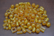 400 Pcs Assort Orange Resin Plastic Beading Beads 1/2" - 1 1/4"