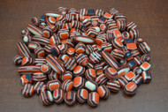 400 Pcs Assort Red & White Resin Plastic Beading Beads 1/2" - 1 1/4"
