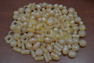 400 Pcs Assort Yellow Resin Plastic Beading Beads 1/2" - 1 1/4"