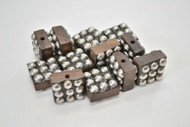 12 Pcs Square Handmade Silver Plated Metal Beading Beads 3/4"