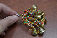 12 Pcs Gold Plated Jingle Christmas Decoration Charm Bells 3/4"