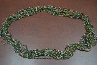 12 Necklaces Multi Colors Glass Seed Love Beading Beads 36"