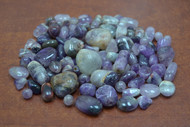 250+ Pcs Purple Agate Gemstone Rock Chips