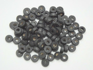 100 Pcs Black Wood Round Beading Beads 8mm