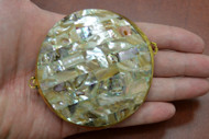 Stripe Abalone Shell Trinket Box Coin Purse