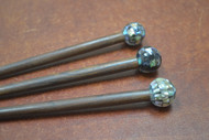 3 Pcs Assort Abalone Shell Wood Hairsticks