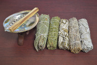 5 Pcs Assort Traditional Sage Bundle Smudge Incense Kit