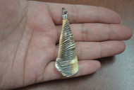 Lion Paw Shell Pendant 2 1/2"