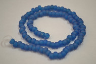 100 Pcs Cobalt Blue Pony Crow Glass Beads