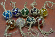 Reproduction Glass Float Fishing Ball With Rope 2"