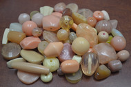 200 Pcs Assort Peach Resin Plastic Beads 1/2" - 1 1/4"