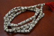 Tibetan Buddhish Buffalo Skull Bone Mala Prayer Beads 10mm