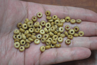 Coffee Brown Buffalo Bone Round Beads 6mm