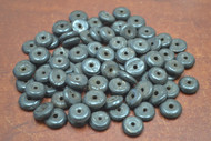 Chocolate Brown Round Buffalo Bone Round Beads 12mm