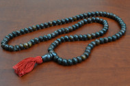 Brown Tibetan Buddhish Buffalo Bone Mala Prayer Beads 8mm